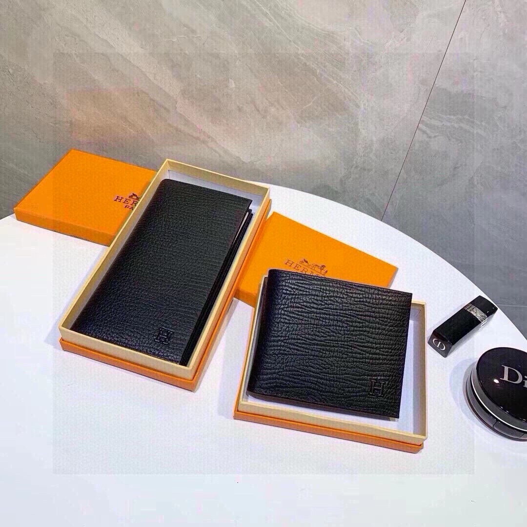Premium Textured Leather Wallet Collection