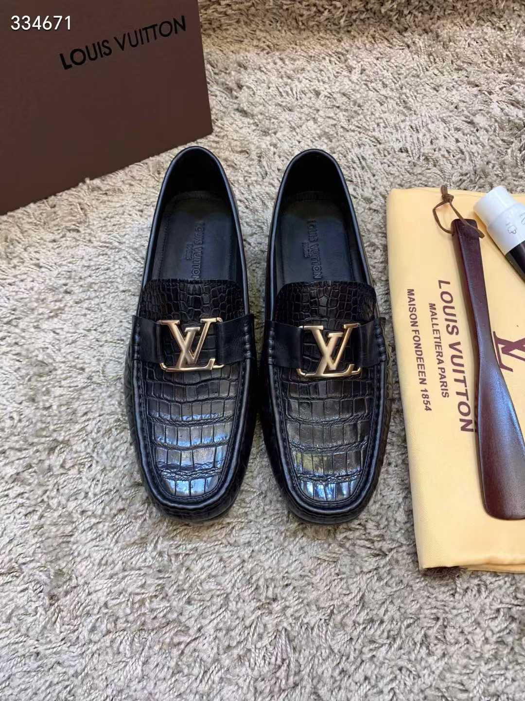 Siamese Crocodile Leather Slip-On