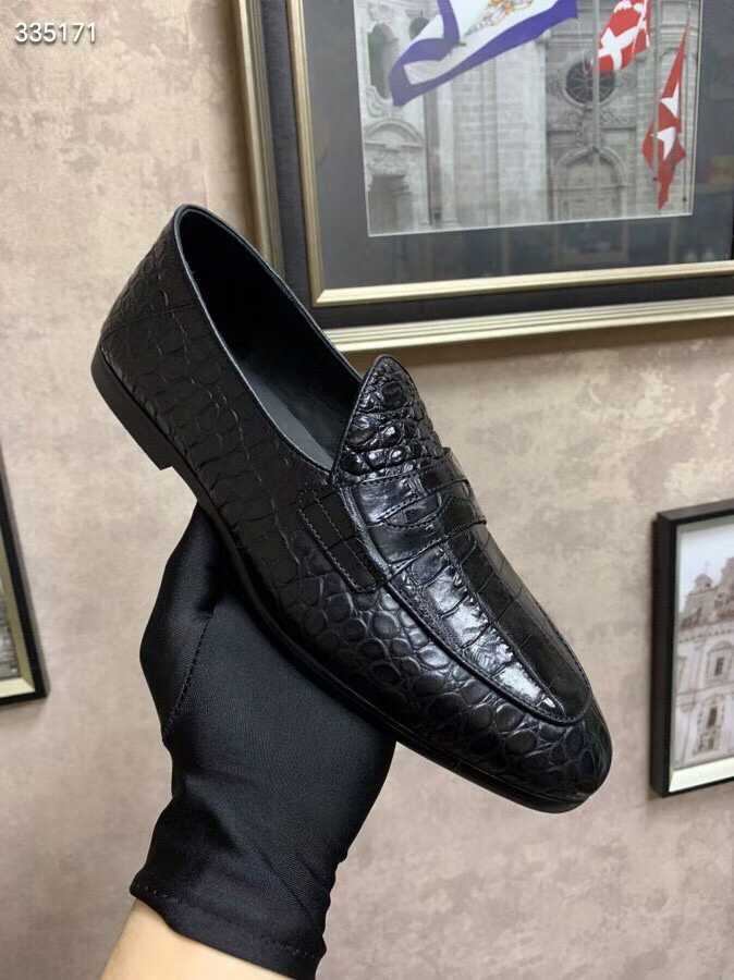Handcrafted Crocodile Leather Loafer