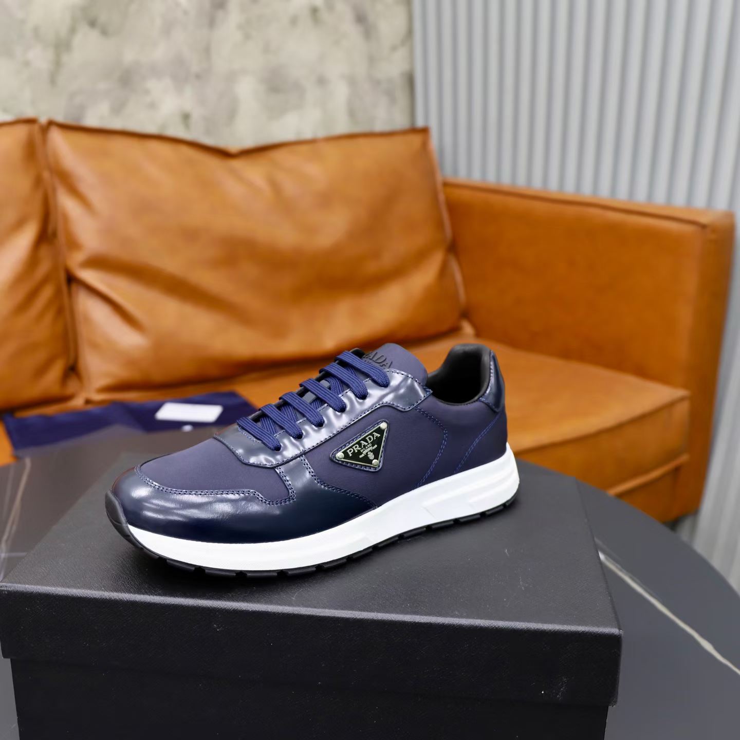 Premium Leather Casual Sneakers