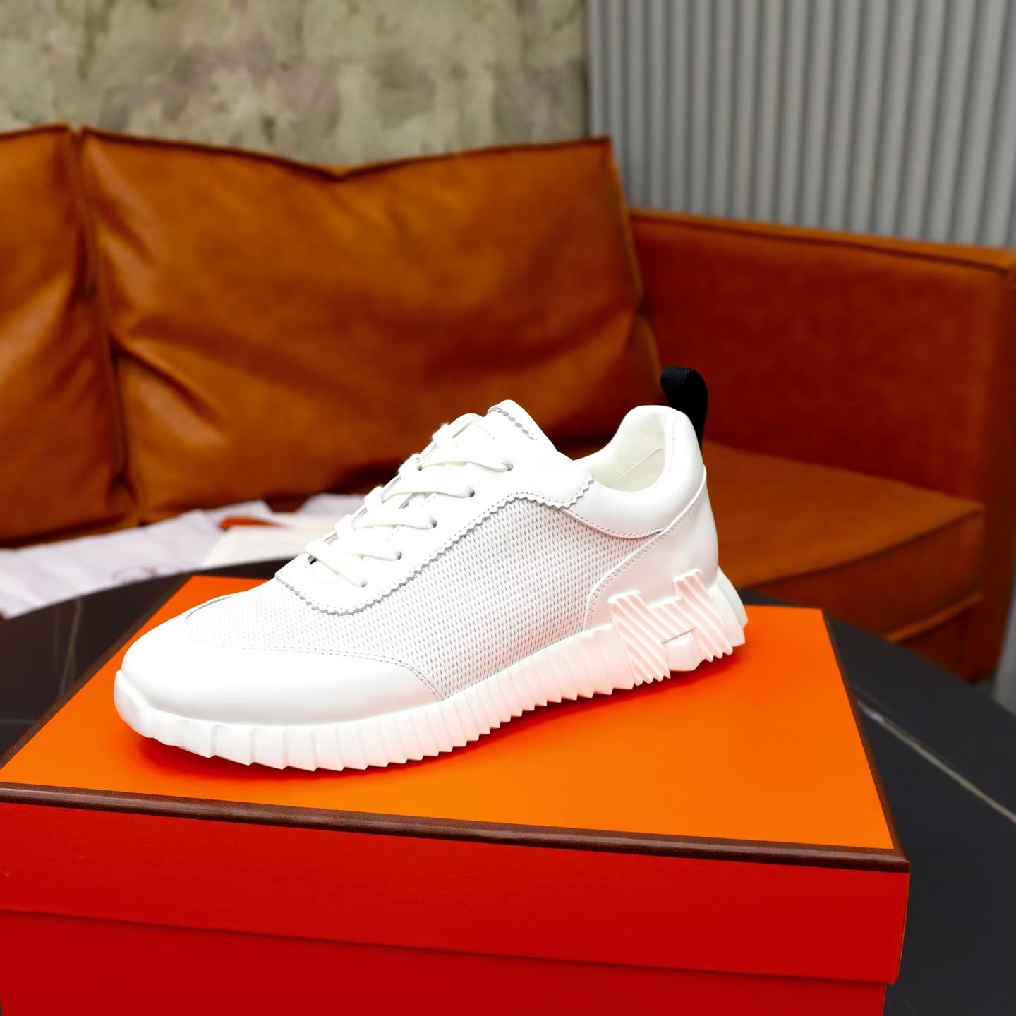 Premium Leather Casual Sneakers