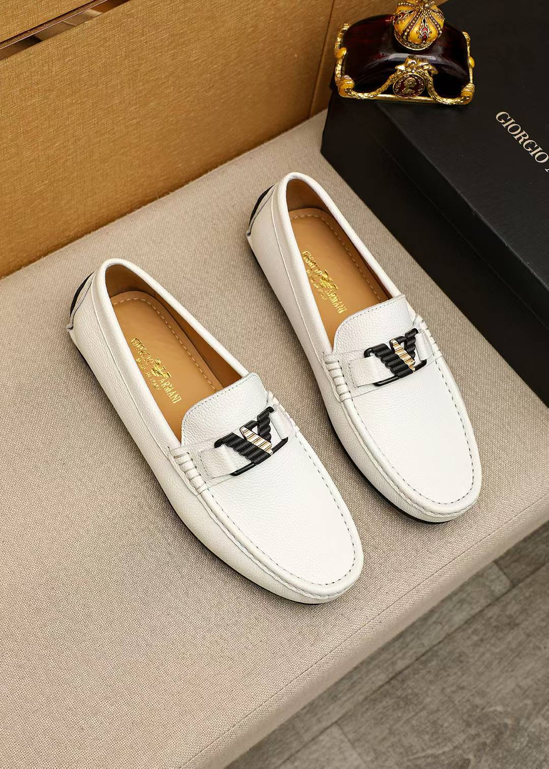 Premium Leather Driving Loafers