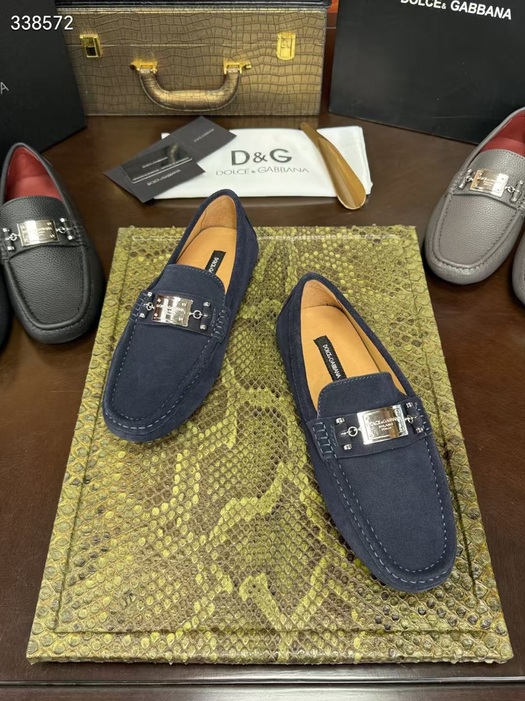 Premium Suede Driving Loafers