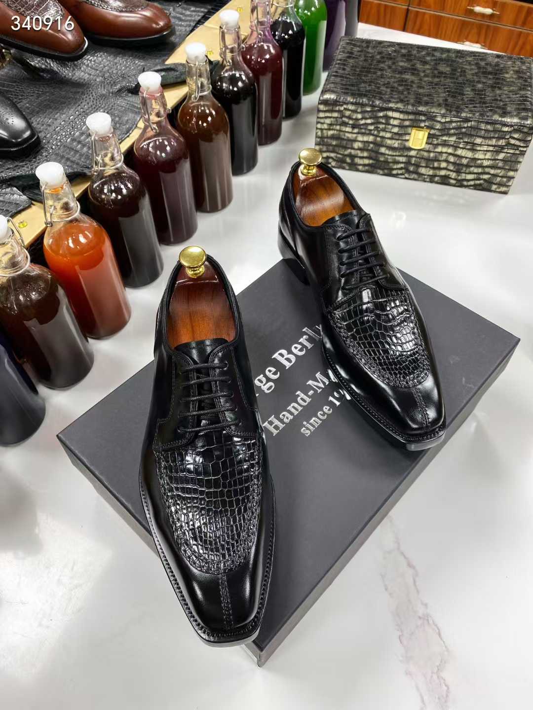 Handcrafted Crocodile Leather Loafers