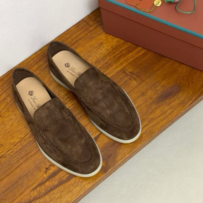 Premium Textured Leather Loafers