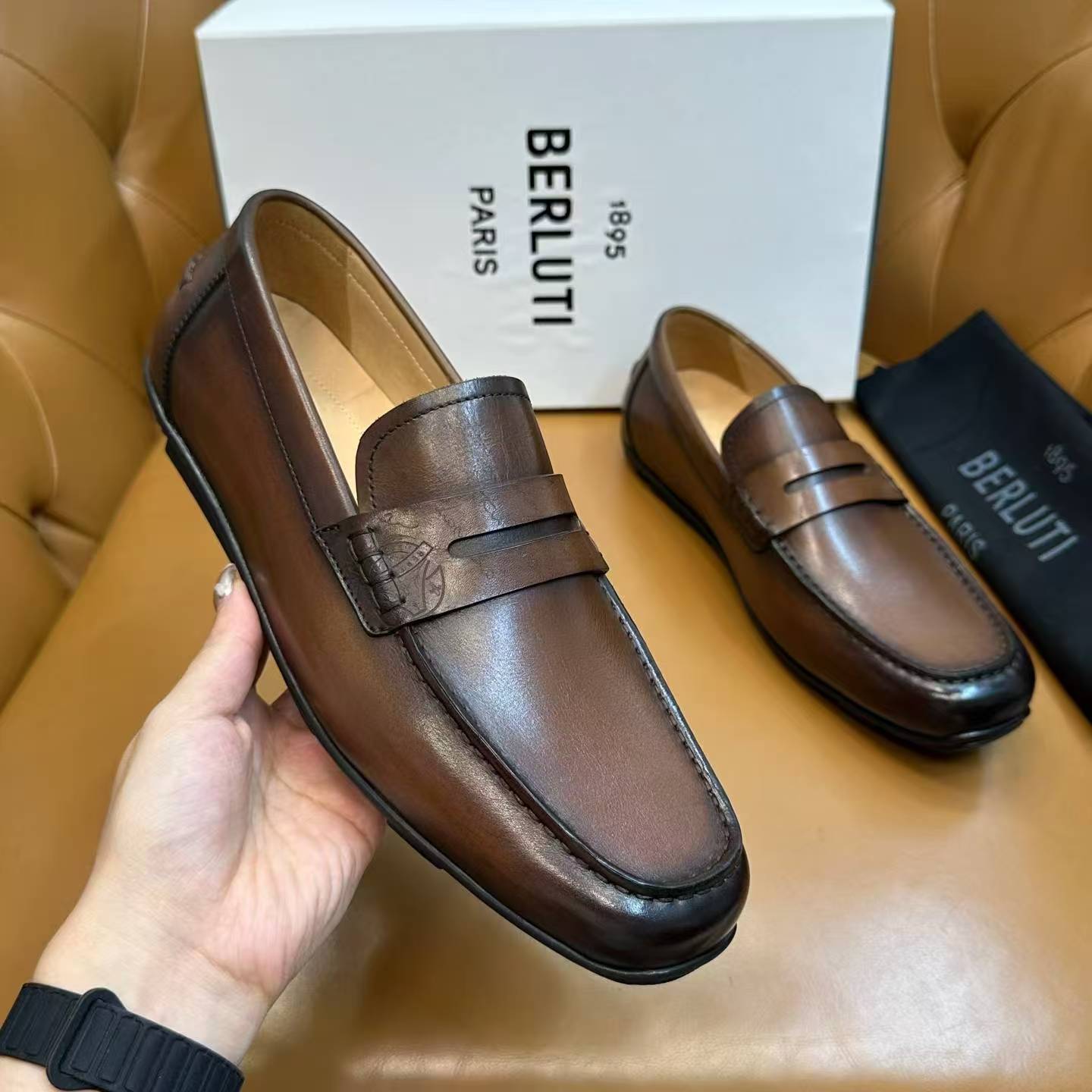 Premium Hand-Finished Calfskin Loafers