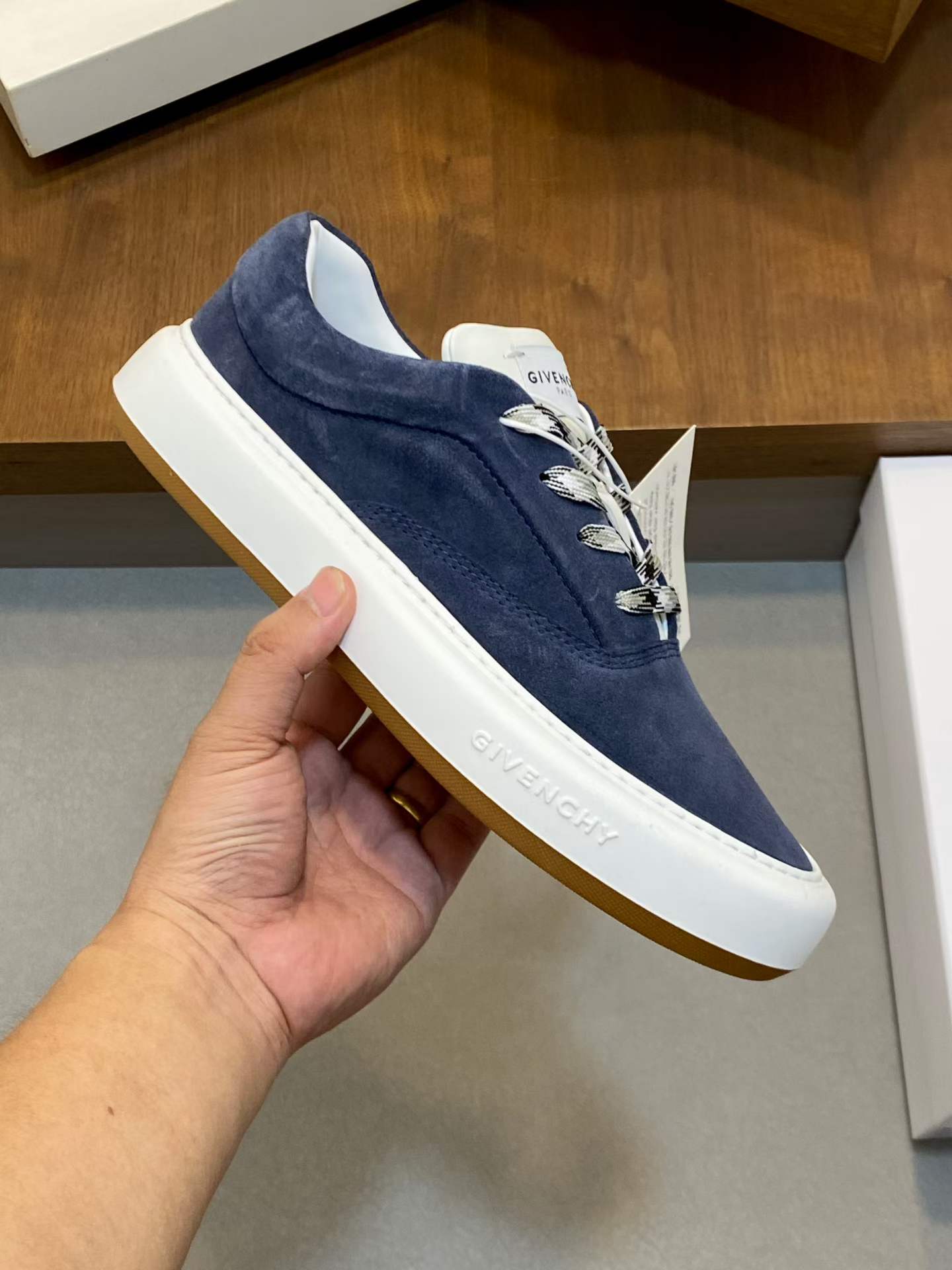 Premium Suede & Leather Casual Sneakers