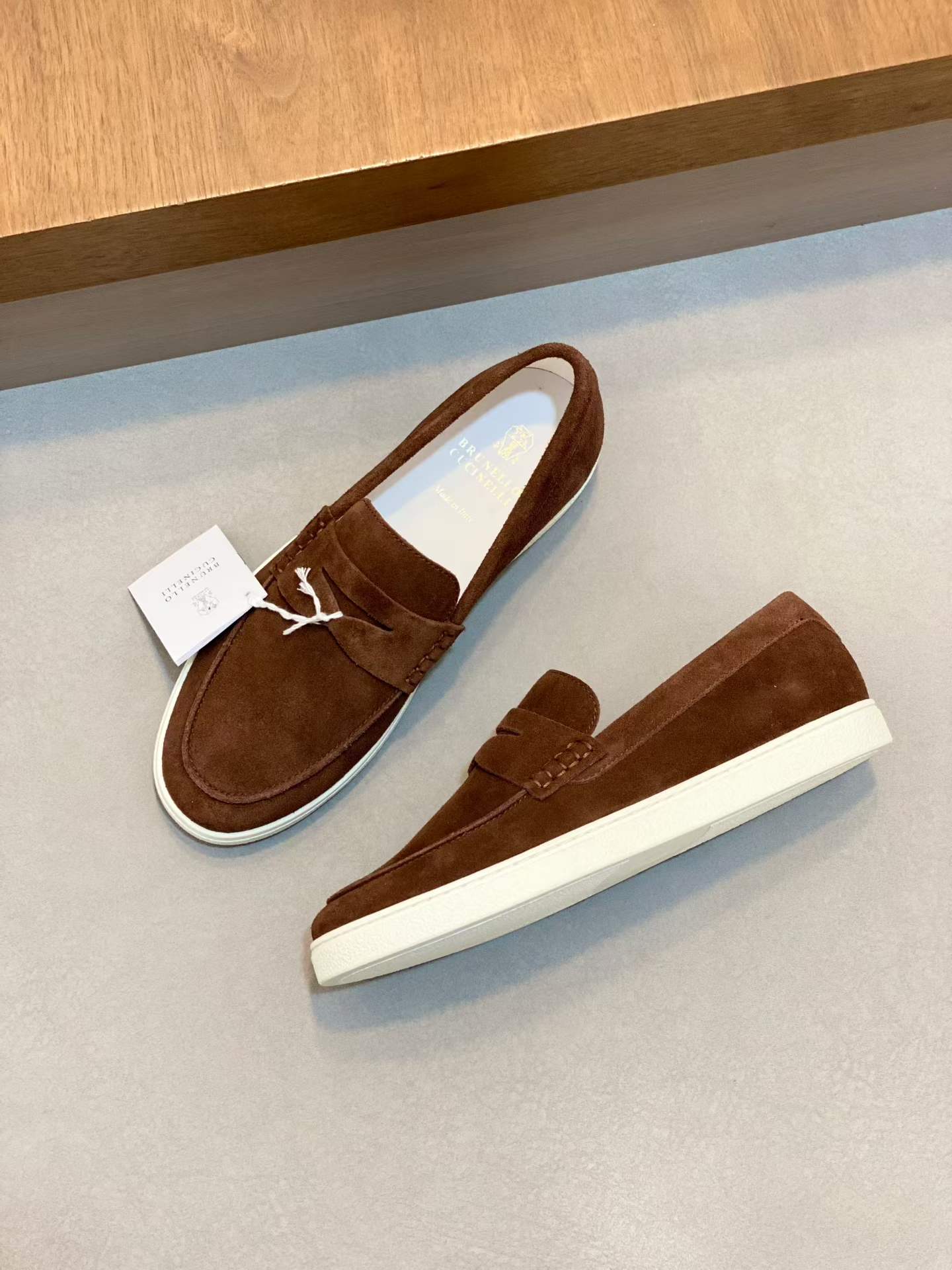 Premium Suede Slip-On Casual Sneakers
