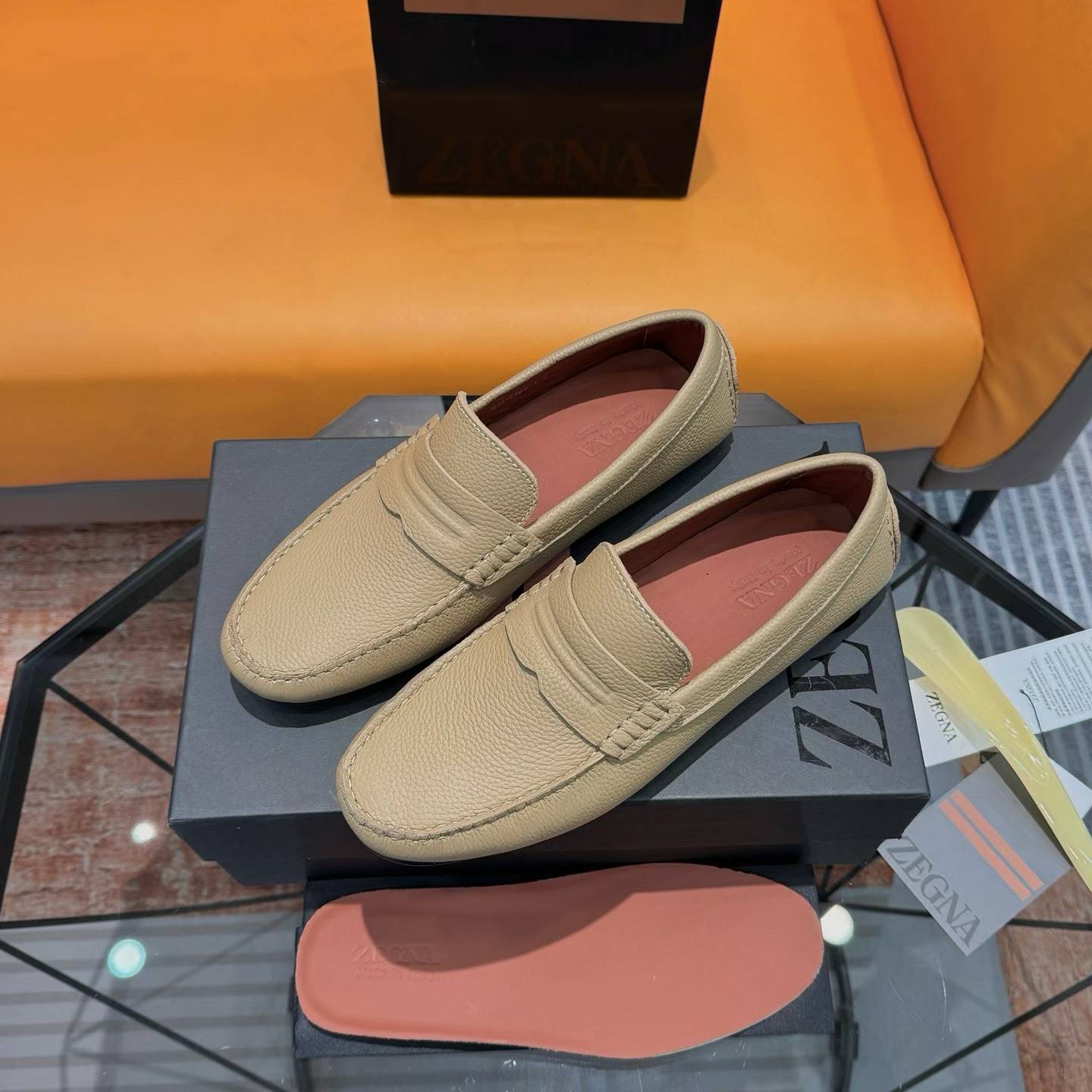Premium Leather Business Casual Driving Loafers
