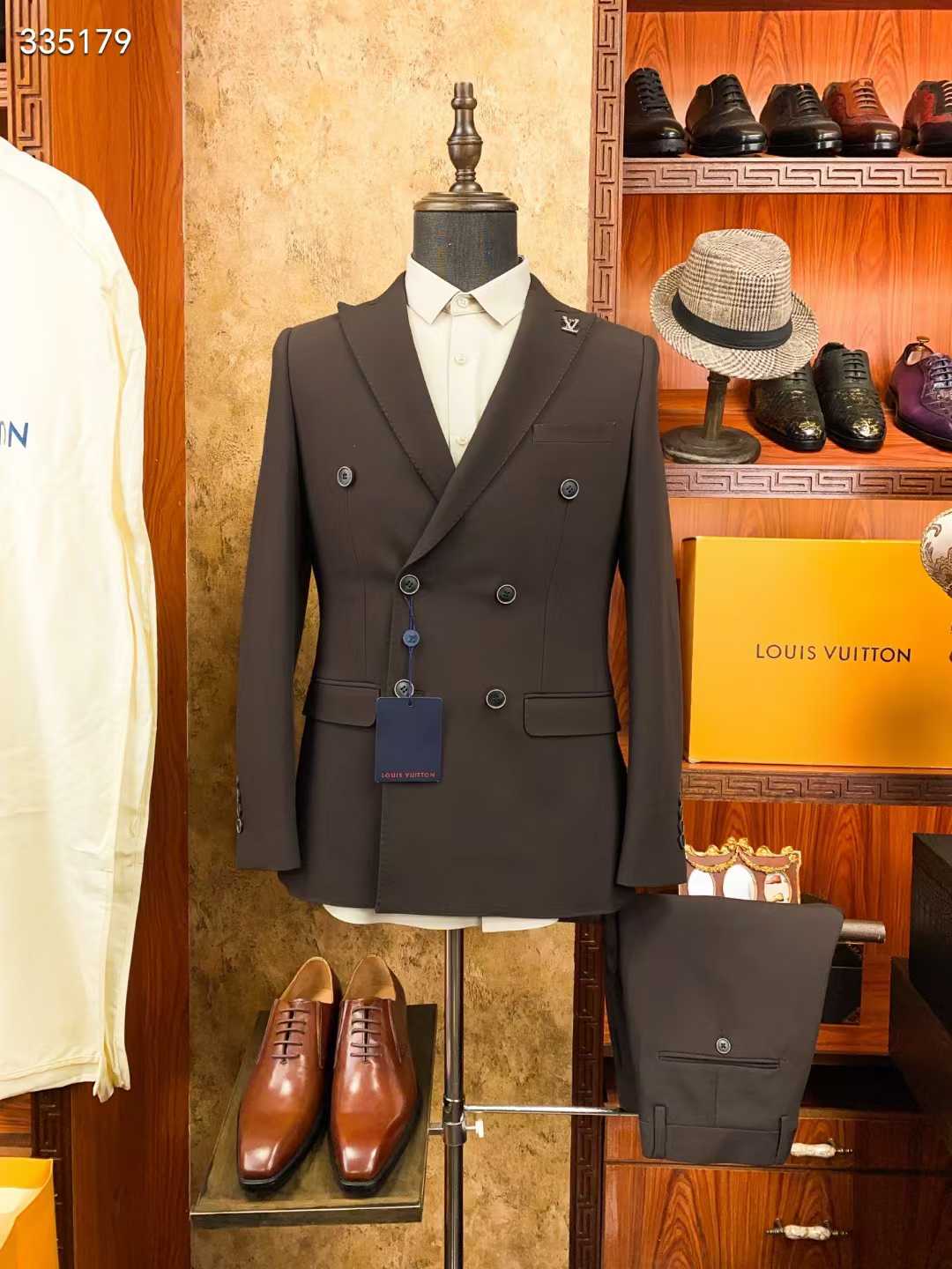 Double-Breasted Tailored Two-Piece Suit