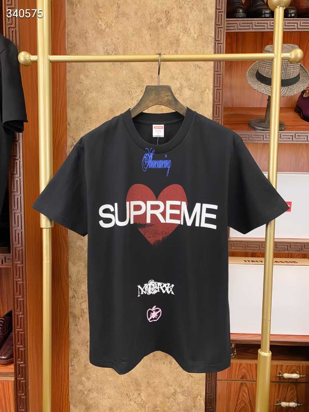 Premium Logo Print Cotton T-Shirt