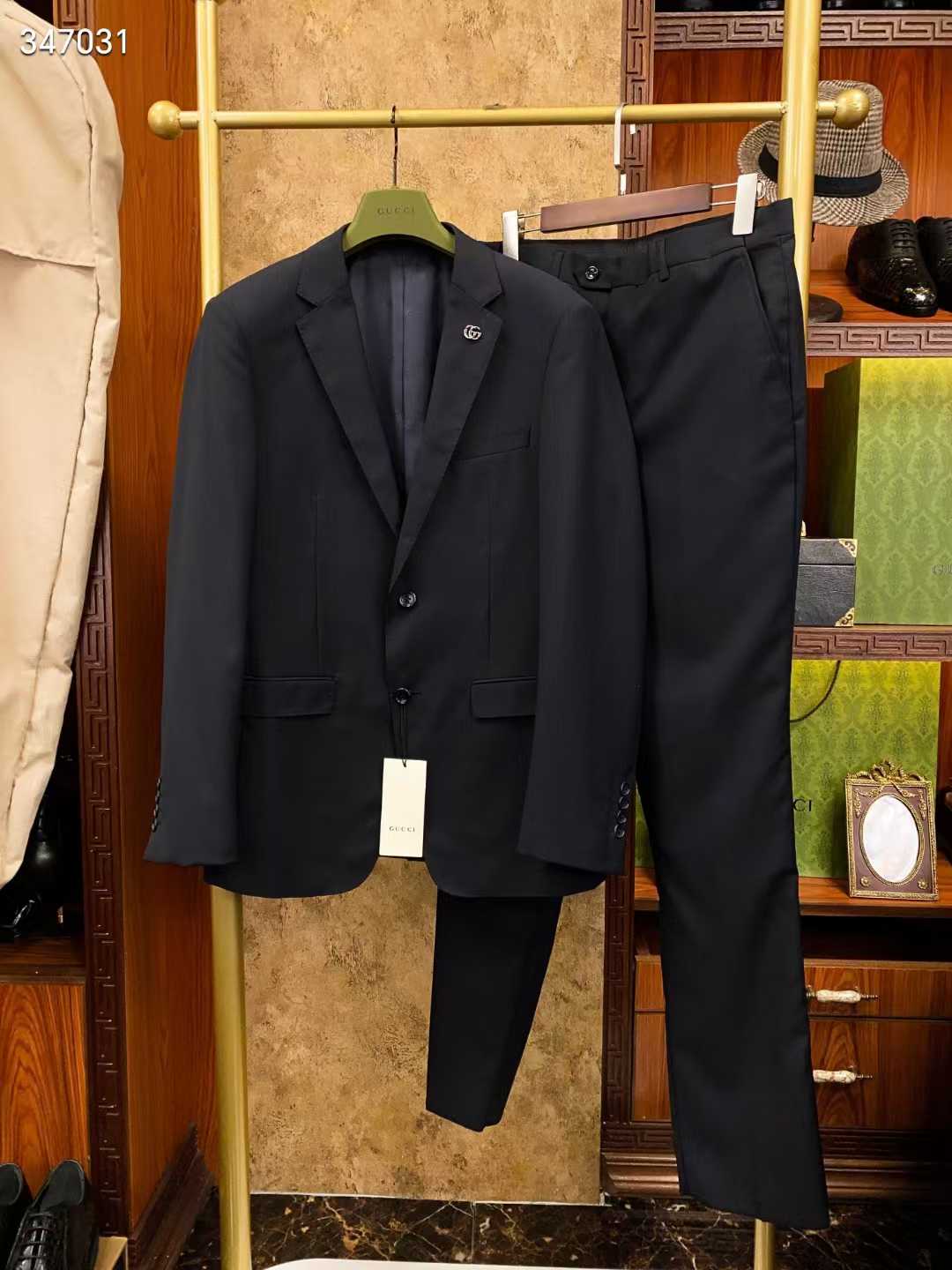 Premium Wool-Blend Relaxed Tailoring Set