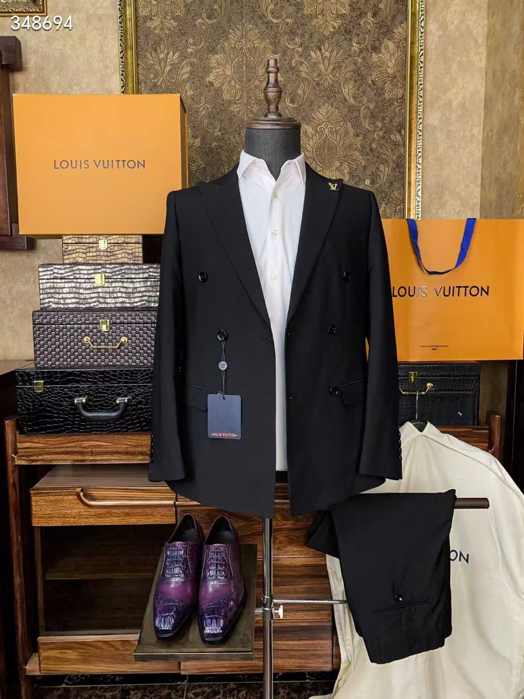Premium Wool-Blend Two-Piece Tailoring Set