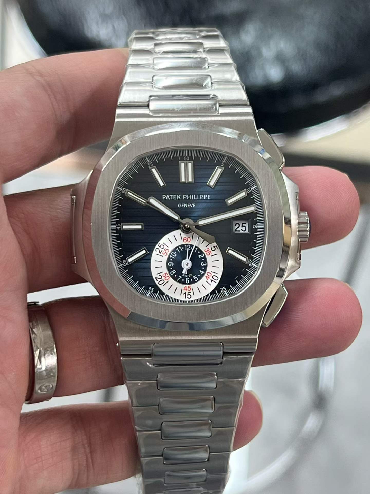 Midnight Blue Integrated Chronograph