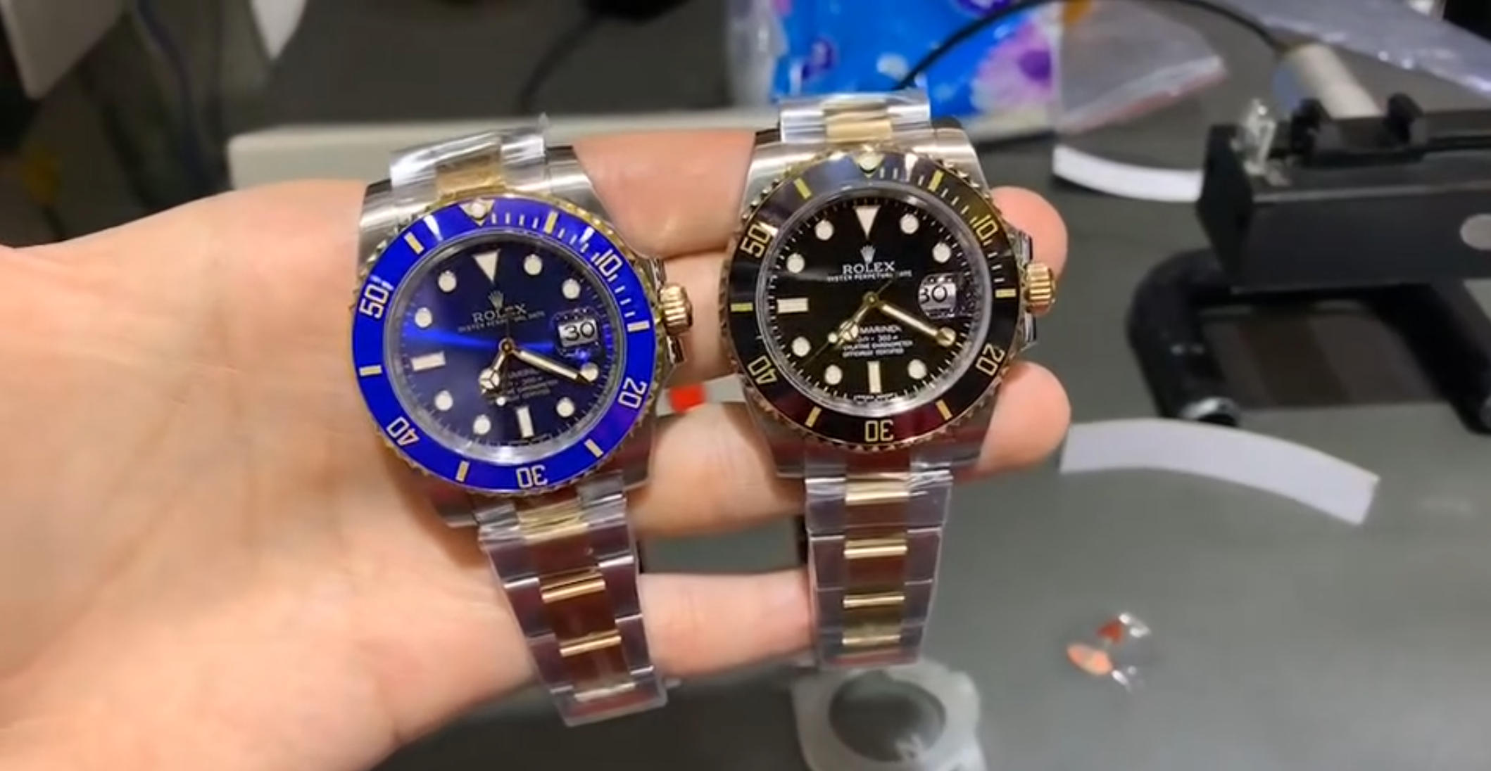 Two-Tone Professional Diver Watch
