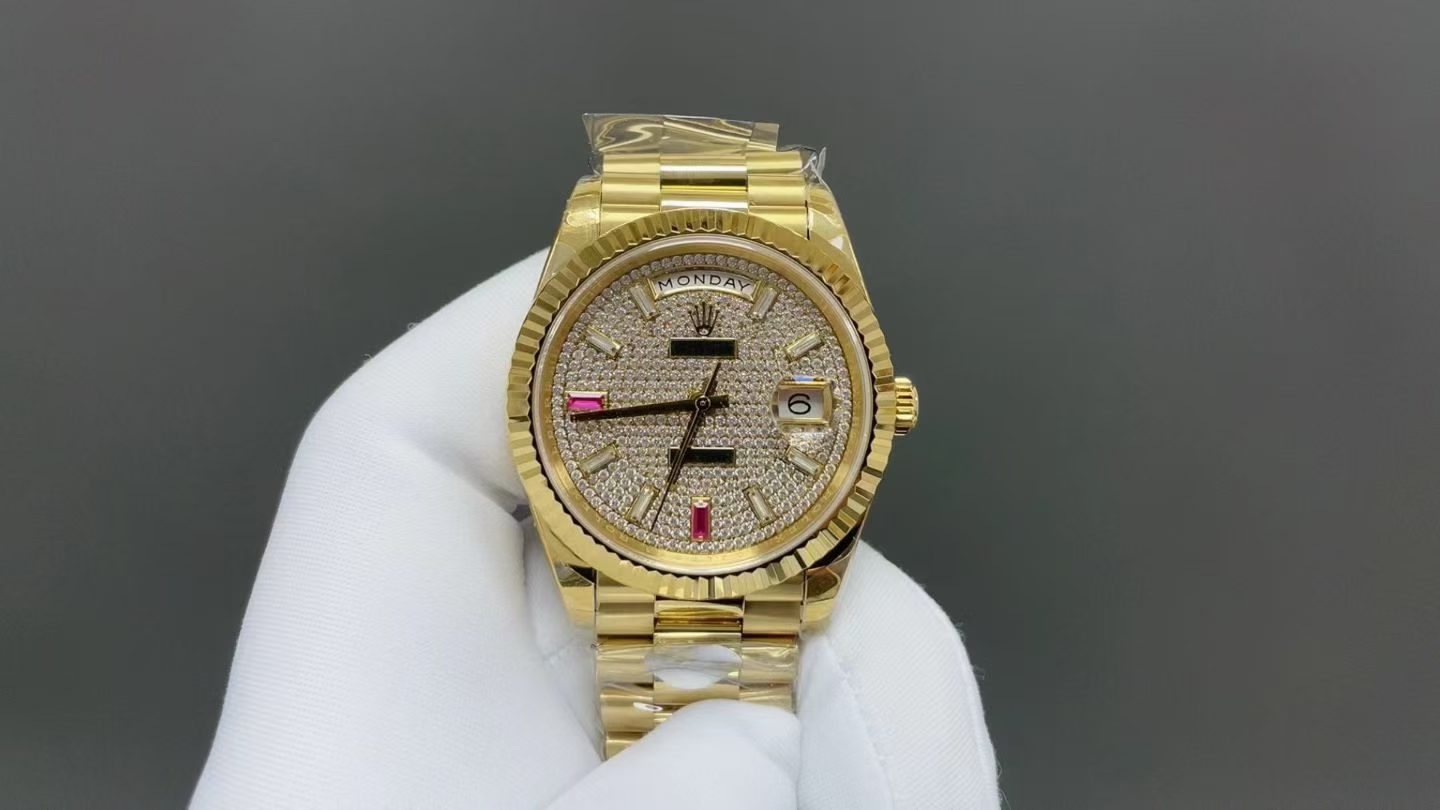 Premium Crystal-Set Automatic Watch Collection